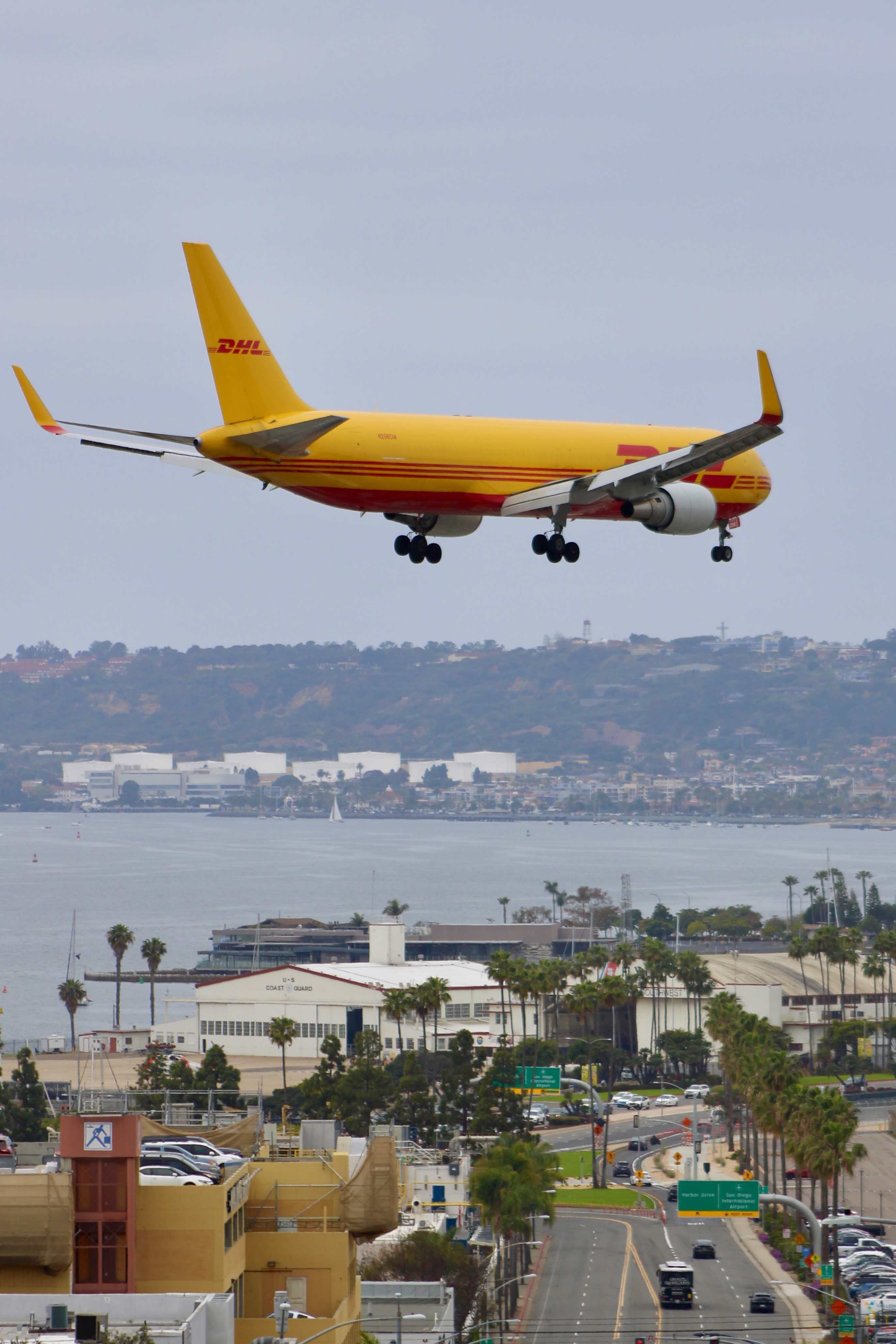 Dante Schrantz photo of DHL Boeing 767-300ER at San Diego International Airport (KSAN)