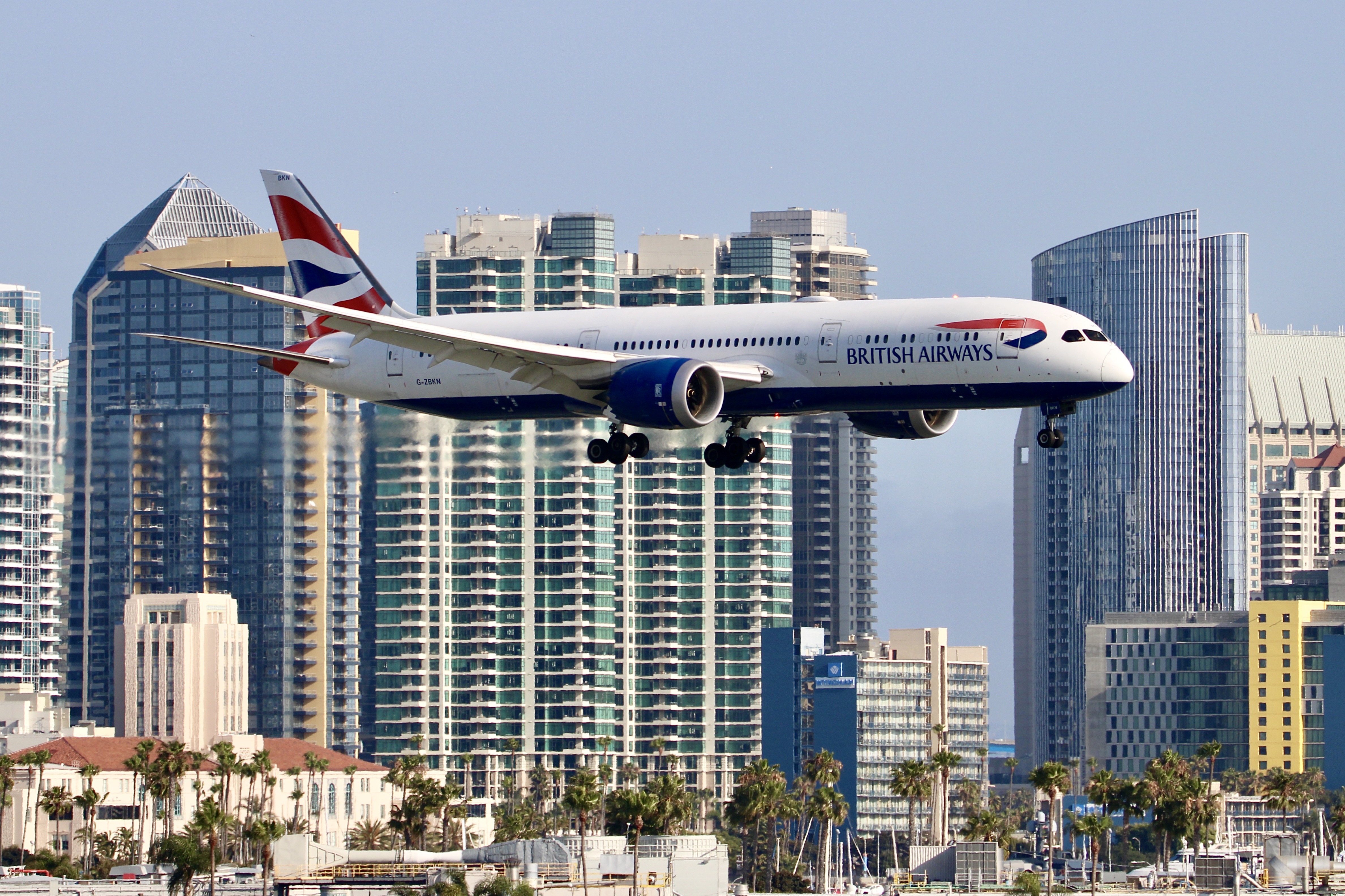 Dante Schrantz photo of British Airways Boeing 787-9 at San Diego International Airport (KSAN)