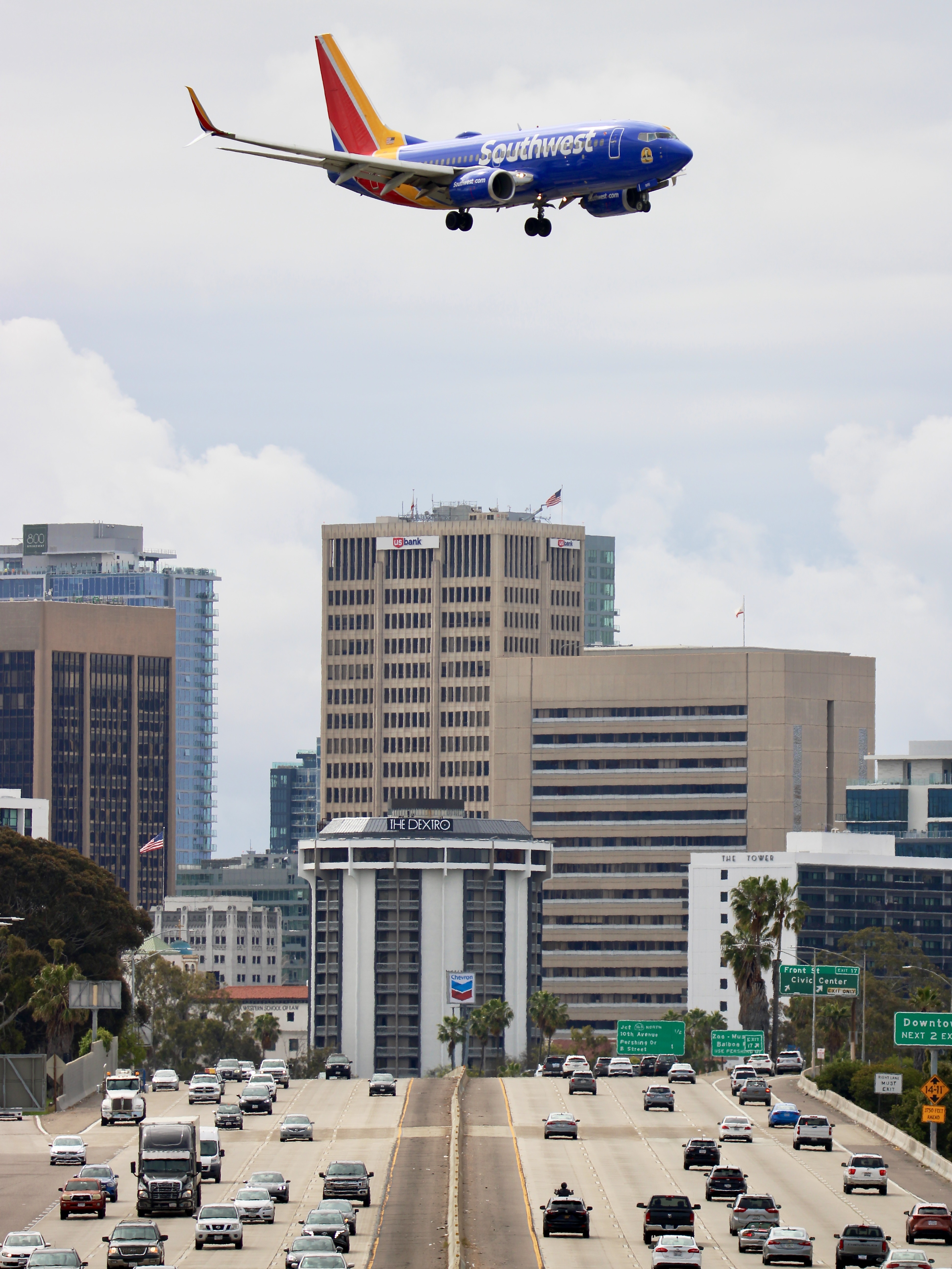 Dante Schrantz photo of Southwest Airlines Boeing 737-700 Charles E. Taylor Sticker arriving at San Diego International Airport (KSAN)